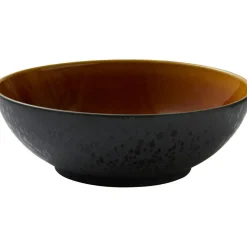 Bitz Salad Bowl, Black/Amber