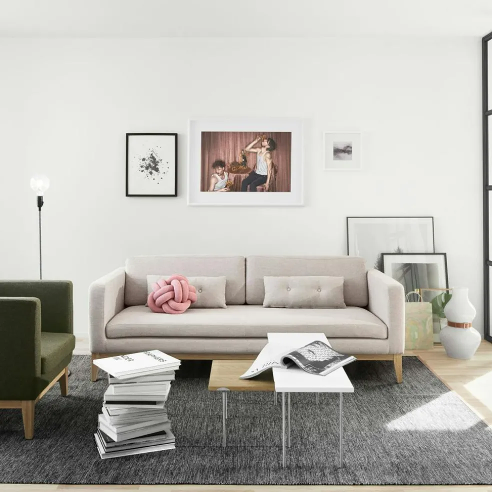 Björk Wool Rug 200x300 cm, Beige