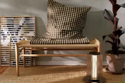 Bæk & Bølge Pillowcase 60x63 cm, Green/Pale Pink