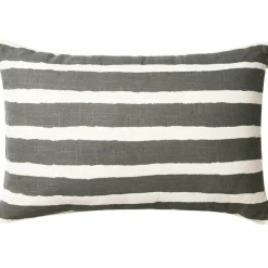 Block Stripe Outdoor Cushion 40x60 cm, Grey