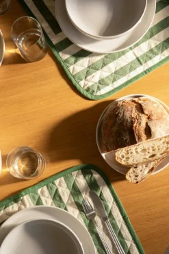 Block Stripe Placemat 35x45 cm, Brown