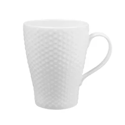 Blond Mug, White Dot
