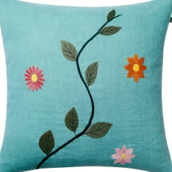 Bloom Cushion Cover 50x50 cm, Sky Blue