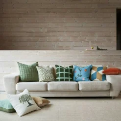 Bloom Cushion Cover 50x50 cm, Sky Blue