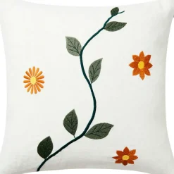 Bloom Cushion Cover 50x50 cm, Sky Blue