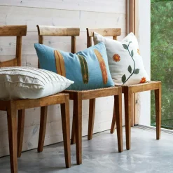 Bloom Cushion Cover 50x50 cm, Sky Blue