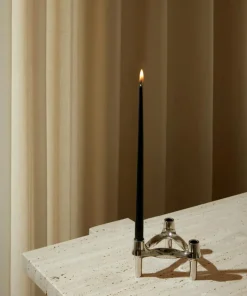 BMF Candle Holder, Brushed Chrome