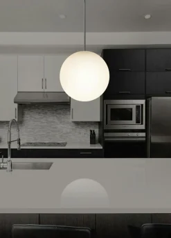 Bola Sphere Pendant 30,5 cm, Gun Metal