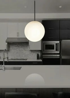 Bola Sphere Pendant 30,5 cm, Gun Metal