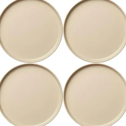 BON Plate 28 cm 4-pack, Beige