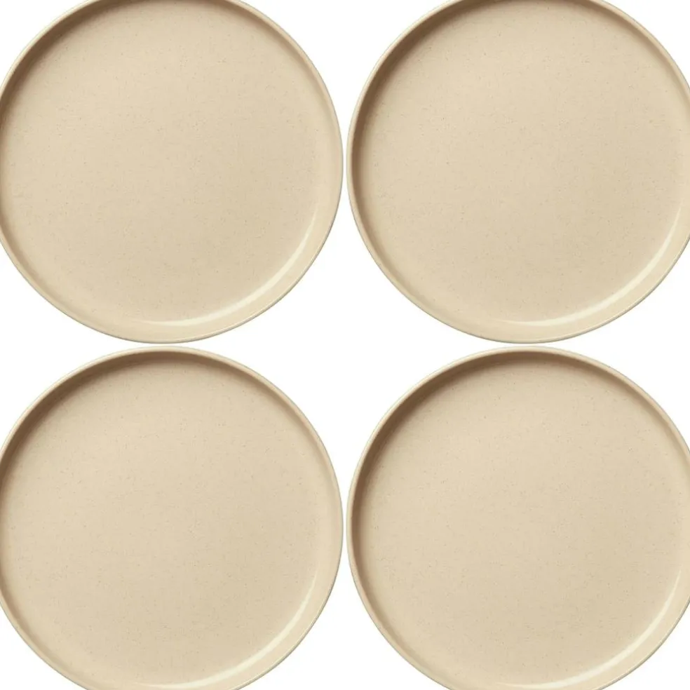 BON Plate 22 cm 4-pack, Ivory