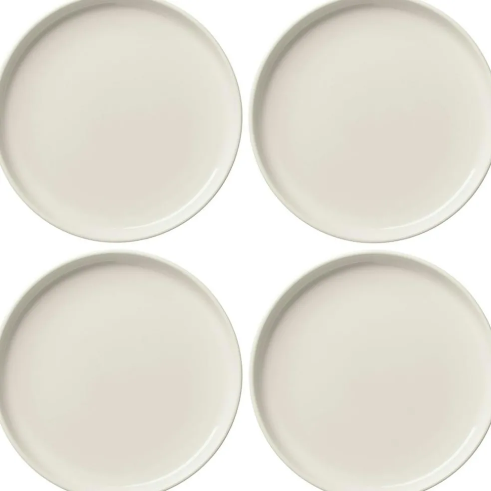 BON Plate 22 cm 4-pack, Ivory