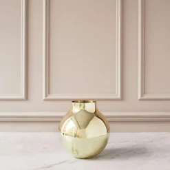 Boule Vase Large, Brass