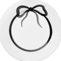 Bow Plate 28 cm, Black