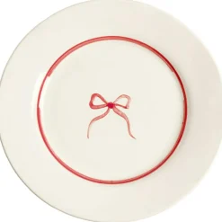 Bow Side Plate 22 cm, Black