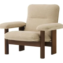 Brasilia Set Mörkbetsad Ek/Bouclé Beige