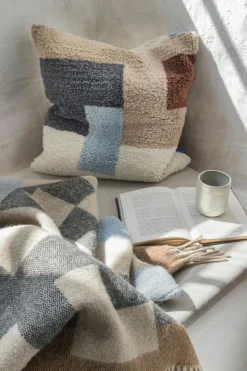 Brick Cushion Cover 50x50 cm, Olive Green