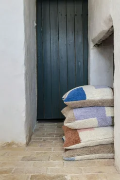 Brick Cushion Cover 50x50 cm, Olive Green