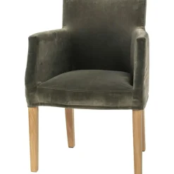 Brooklyn Chair Loose Cover Nat.Ek / Omega Graphit 51