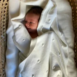 Bubble Baby Blanket 80x100 cm, Coffee
