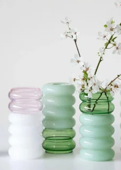 Bubble Vase & Candle Holder 2-in-1, Blue