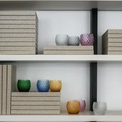 Bubbles Candle Holder 8 cm, Green