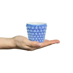 Bubbles Espresso Cup 10 cl, Blue