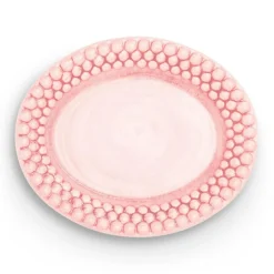 Bubbles Oval Plate 20 cm, Blue