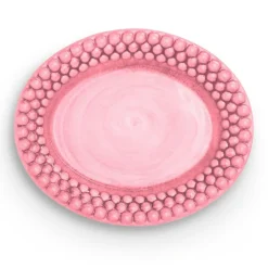 Bubbles Oval Plate 20 cm, Blue