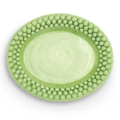 Bubbles Oval Plate 20 cm, Blue