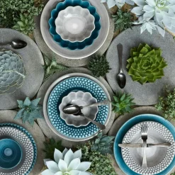 Bubbles Plate 28 cm, Orange