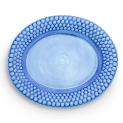 Bubbles Platter Oval 35 cm, Green