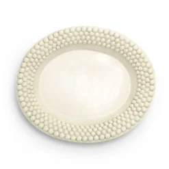 Bubbles Platter Oval 35 cm, Green