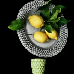 Bubbles Platter Oval 35 cm, Green