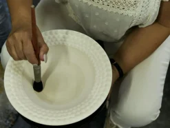 Bubbles Soup Plate 25 cm, Blue