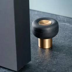 Buggy Door Stop, Brushed Brass