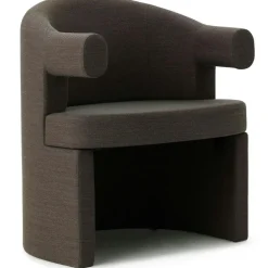 Burra Dining Chair, Ultra Leather Grey 41585