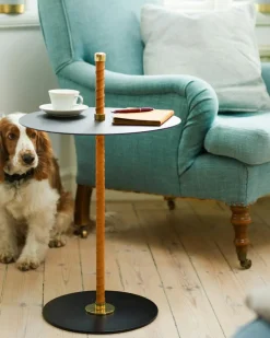 Cabaret Side Table, Burgundy