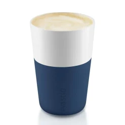 Cafe Latte Mug 2-pack 36 cl, Carbon Black