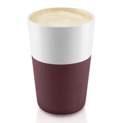 Cafe Latte Mug 2-pack 36 cl, Carbon Black