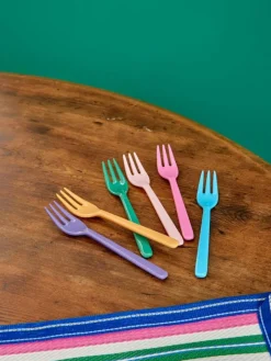 Cake Fork Melamine 6-pack, Show Your True Colors