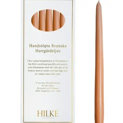 Candles 30 cm 6-pack, Apricot