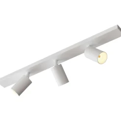 Canspot 57 Triple Bar Spotlight, White / Brass