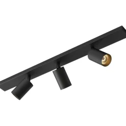 Canspot 57 Triple Bar Spotlight, White / Brass