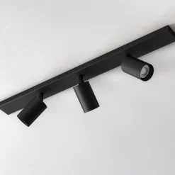 Canspot 57 Triple Bar Spotlight, White / Brass