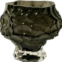Canyon Medi- Clear Vase 18 cm, Smoke