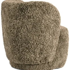 Cap Armchair Sheepskin, Grey