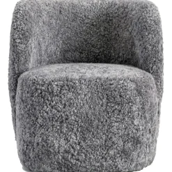 Cap Armchair Sheepskin, Grey
