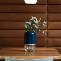 Capsule Vase, Navy 28 cm