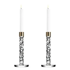 Carat Candle Holder H 24,2 cm, 2 pcs, Anthracite